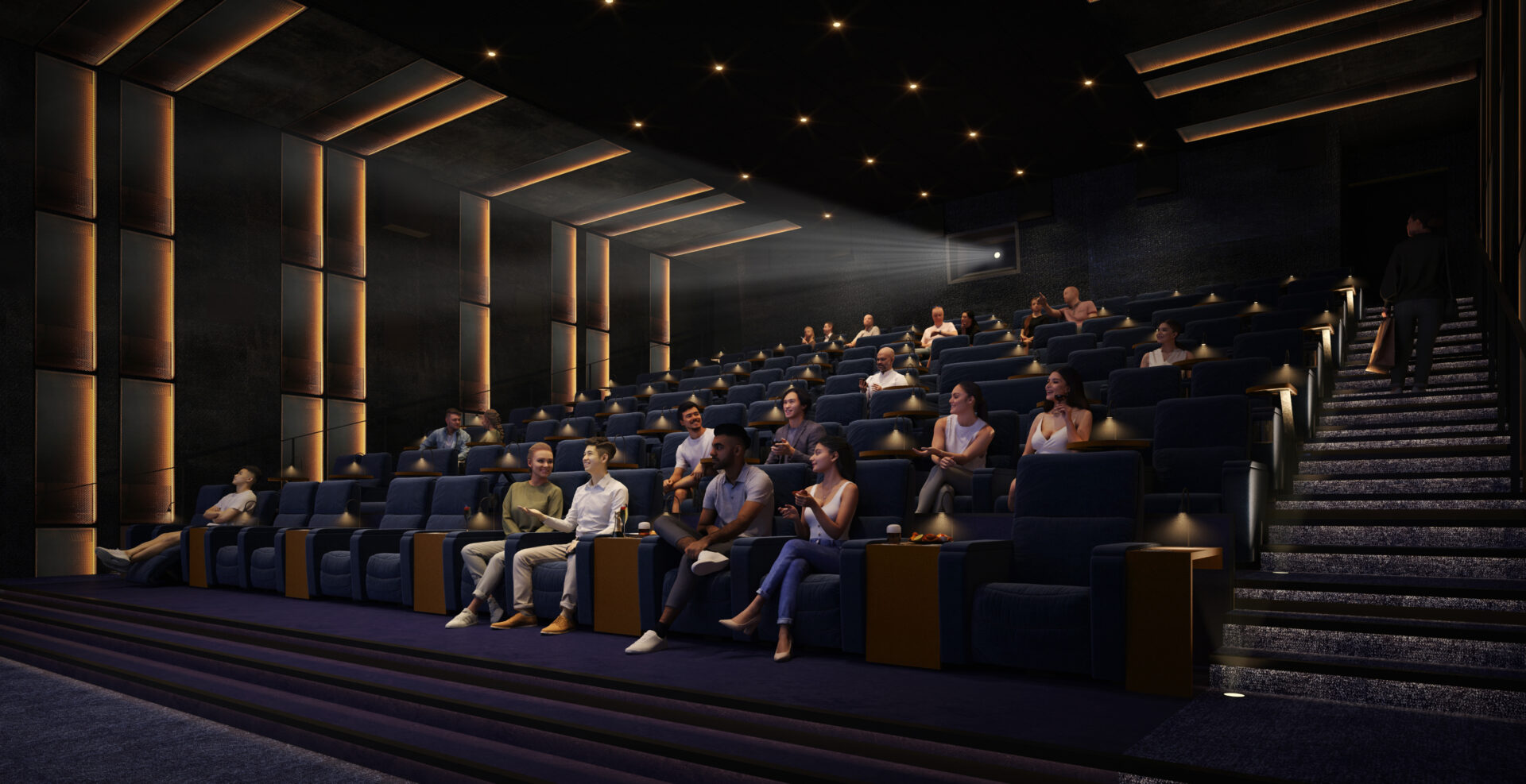 3d-visualisointi elokuvasali